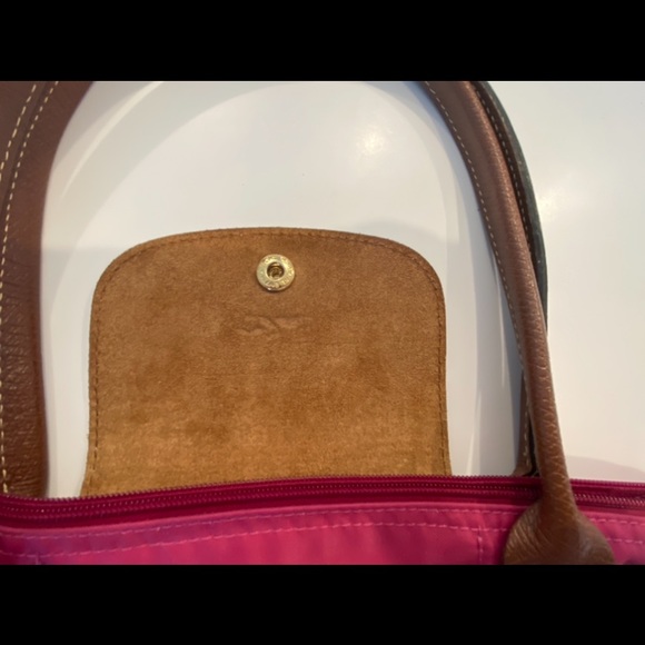 AUTHENTIC Pink Longchamp Le Pliage Small Shoulder Bag Excellent Condition - Picture 4 of 16
